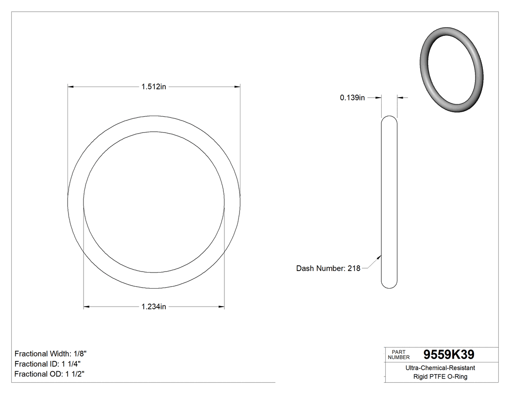 Technical drawing - 9559K39